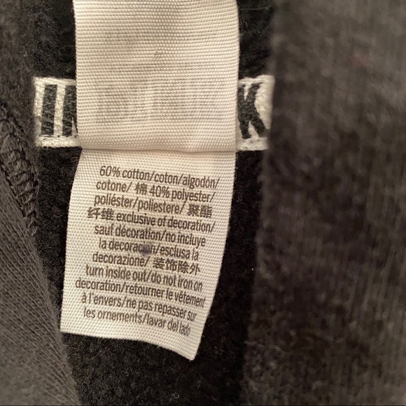 Victoria’s Secret PINK rose bling lace up hoodie S - Picture 8 of 14